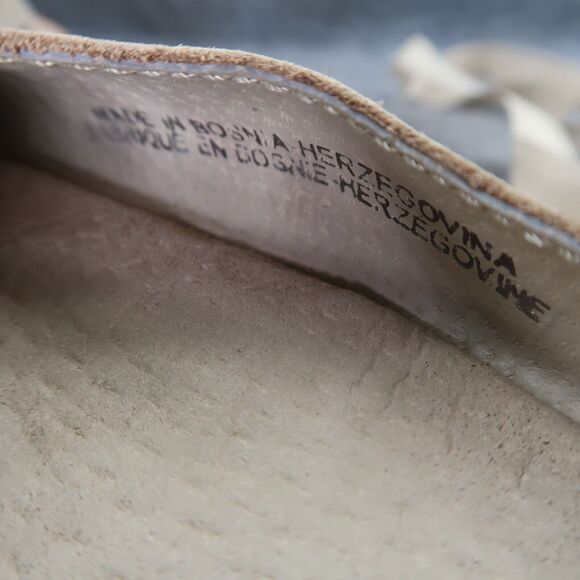 Free People Shoes Womens 36 Flats Ankle Wrap Tie Fashion Boho Leather Classic - Picture 14 of 15